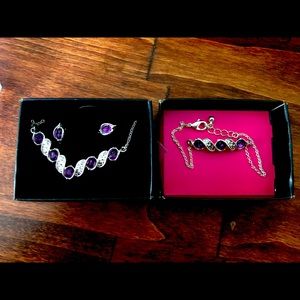 Necklace, Bracelet & Earrings set. New
